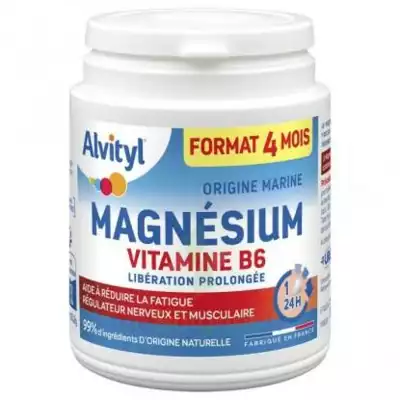 Alvityl Magnésium Vitamine B6 Libération Prolongée Comprimés Lp Pot/120 à Beauvais
